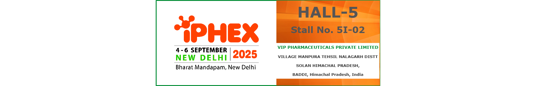 Visit us at IPHEX 2025