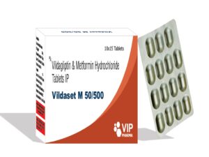 Vildase M 50/500 Tablets (10x15)